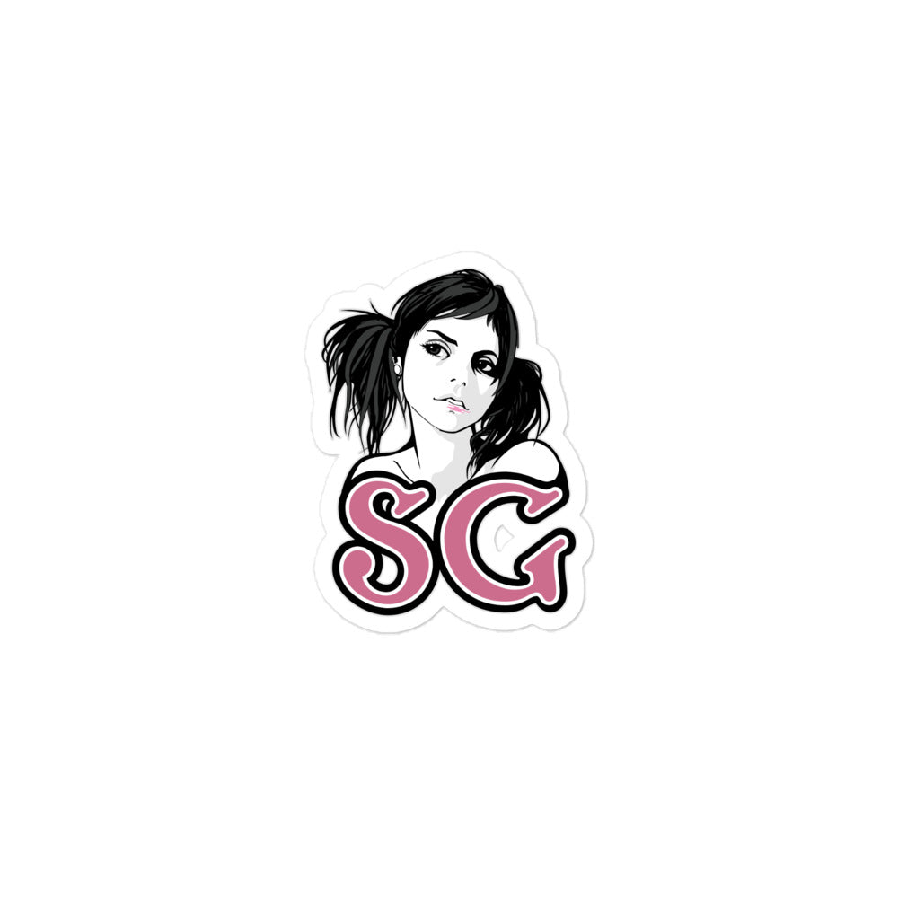 Suicidegirls Logo Vinyl Sticker Sg Shop 8591